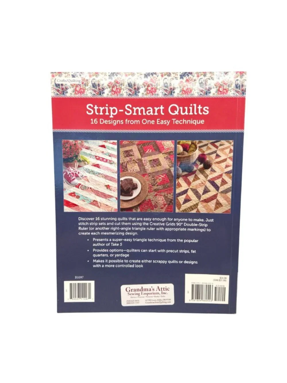 Strip-Smart Quilts Kathy Brown 16 Designs One Easy Technique Quilt Pattern Book
